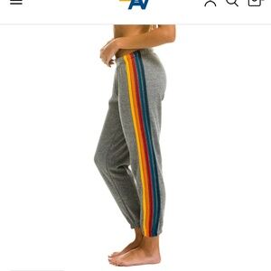 Aviator Nation 5 Stripe sweatpants XS